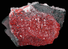 Quartz with Hematite inclusions on Hematite from West Cumberland Iron Mining District, Cumbria, England