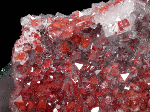 Quartz with Hematite inclusions on Hematite from West Cumberland Iron Mining District, Cumbria, England