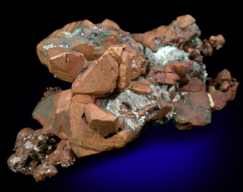 Copper (crystallized) from Keweenaw Peninsula Copper District, Michigan