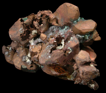 Copper (crystallized) from Keweenaw Peninsula Copper District, Michigan