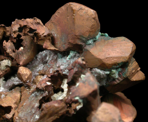 Copper (crystallized) from Keweenaw Peninsula Copper District, Michigan