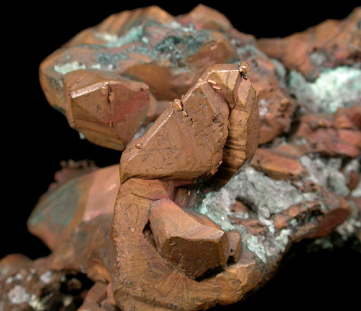 Copper (crystallized) from Keweenaw Peninsula Copper District, Michigan