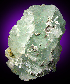 Fluorite, Pyrite and Quartz from Fontsante, France