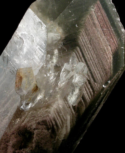 Quartz with phantom inclusions from Diamantina, Minas Gerais, Brazil