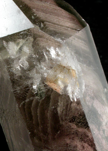 Quartz with phantom inclusions from Diamantina, Minas Gerais, Brazil