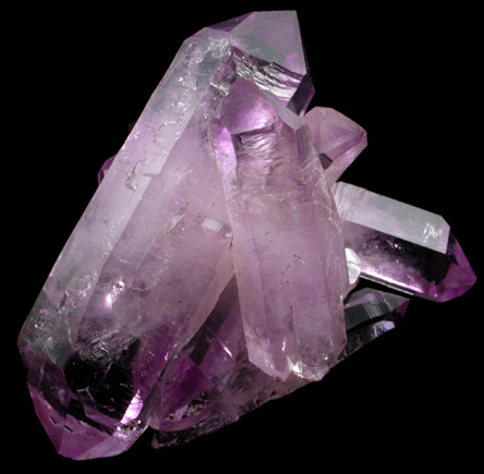 Quartz var. Amethyst from Piedra Parada, near Las Vigas, Tatatila, Veracruz, Mexico