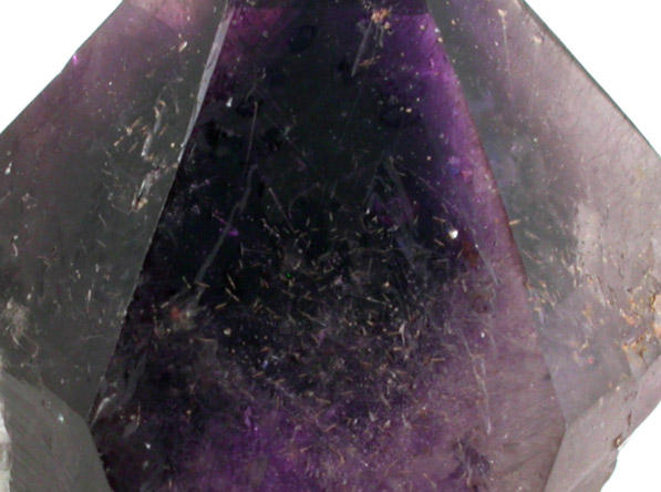 Quartz var. Amethyst with Rutile inclusions from East Bradford Township, Chester County, Pennsylvania