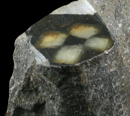 Andalusite var. Chiastolite from Lancaster, Worcester County, Massachusetts