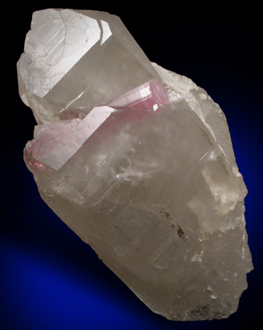 Elbaite var. Rubellite Tourmaline in Quartz from Pala District, San Diego County, California
