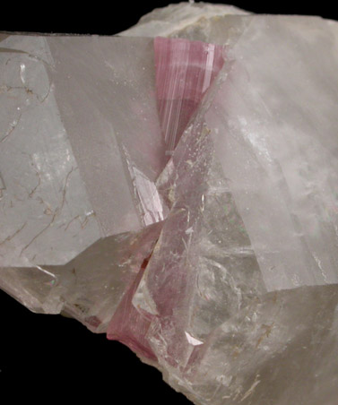 Elbaite var. Rubellite Tourmaline in Quartz from Pala District, San Diego County, California