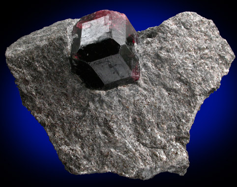 Almandine Garnet from Garnet Ledge, east shore of Stikine River Delta, 11 km north of Wrangell, Alaska