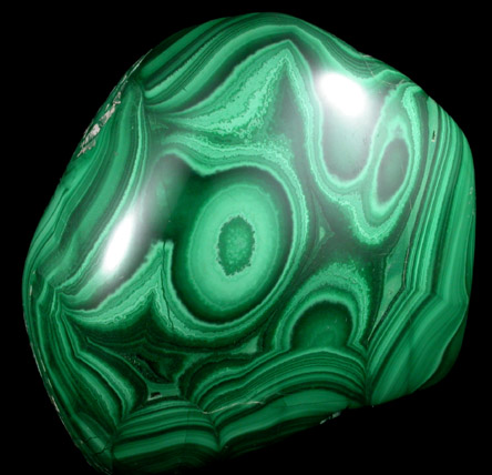 Malachite from Katanga Copperbelt, Lualaba Province, Democratic Republic of the Congo