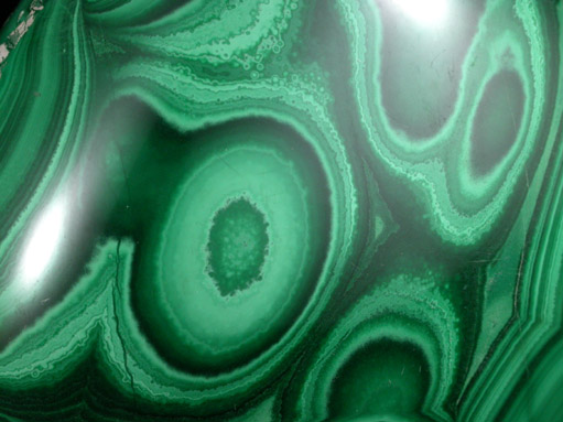 Malachite from Katanga Copperbelt, Lualaba Province, Democratic Republic of the Congo