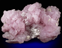 Quartz var. Rose Quartz Crystals with Eosphorite from Lavra da Ilha, Taquaral, Jequitinhonha River, Minas Gerais, Brazil