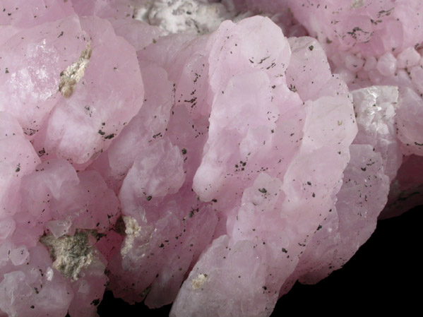 Quartz var. Rose Quartz Crystals with Eosphorite from Lavra da Ilha, Taquaral, Jequitinhonha River, Minas Gerais, Brazil