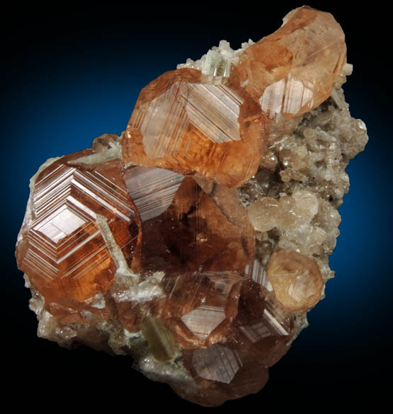 Grossular Garnet with Diopside from Jeffrey Mine, Asbestos, Qubec, Canada