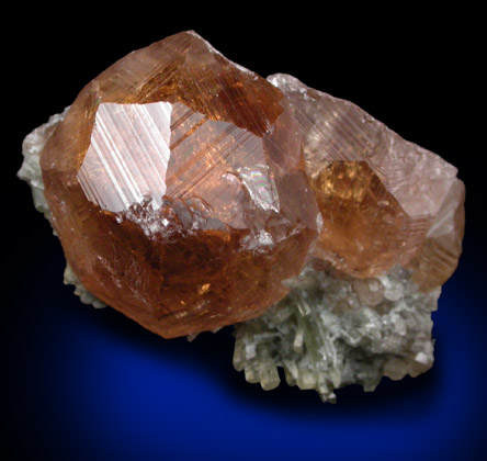 Grossular Garnet with Diopside from Jeffrey Mine, Asbestos, Qubec, Canada