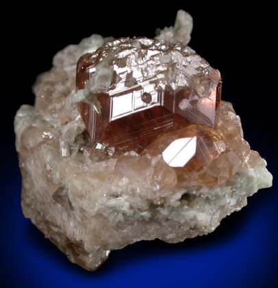 Grossular Garnet with Diopside from Jeffrey Mine, Asbestos, Quebec, Canada