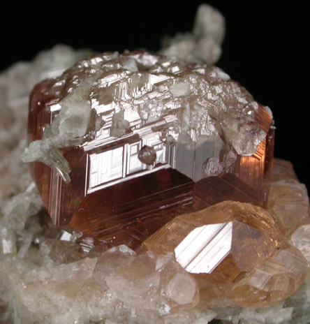 Grossular Garnet with Diopside from Jeffrey Mine, Asbestos, Quebec, Canada