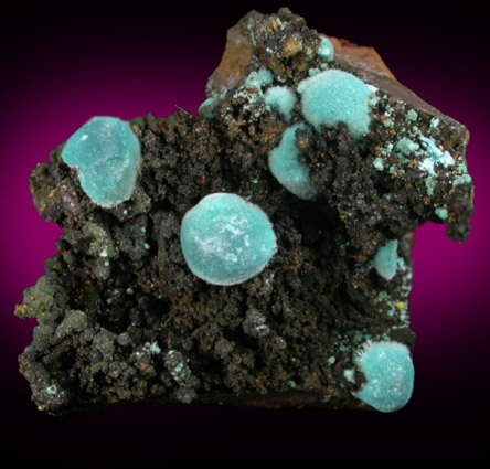 Rosasite from Mina Ojuela, Mapimi, Durango, Mexico