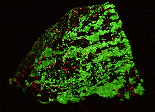 Willemite in Franklinite from Franklin District, Sussex County, New Jersey (Type Locality for Franklinite)