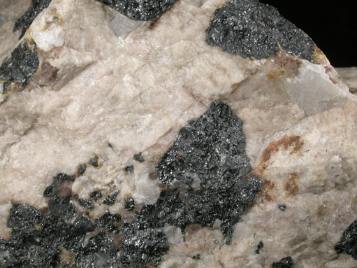 Hardystonite, Calcite, Franklinite, Tephroite from Franklin District, Sussex County, New Jersey (Type Locality for Hardystonite and Tephroite)