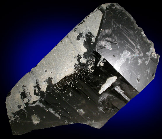 Quartz var. Smoky with Muscovite from Gillette Quarry, Haddam Neck, Middlesex County, Connecticut