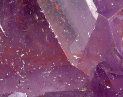 Quartz var. Amethyst with Hematite inclusions from Thunder Bay, Ontario, Canada