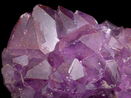 Quartz var. Amethyst with Hematite inclusions from Thunder Bay, Ontario, Canada