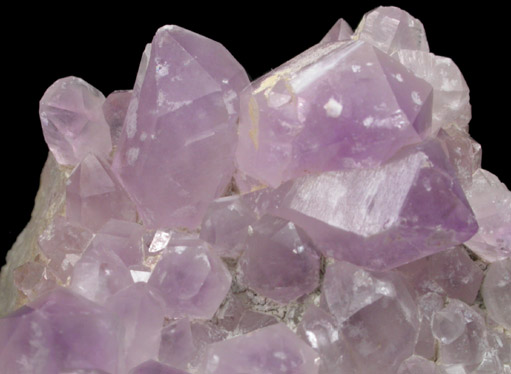 Quartz var. Amethyst Quartz from Amelia Courthouse, Amelia County, Virginia