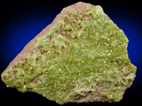 Pyromorphite from Grube Beim Stollen, Grafenwhr, Oberpfalz, Bayern (Bavaria), Germany