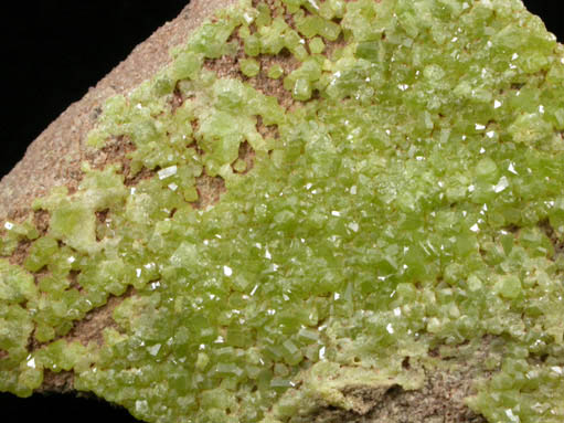 Pyromorphite from Grube Beim Stollen, Grafenwhr, Oberpfalz, Bayern (Bavaria), Germany