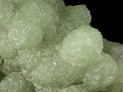 Prehnite pseudomorphs after Anhydrite from Prospect Park Quarry, Prospect Park, Passaic County, New Jersey