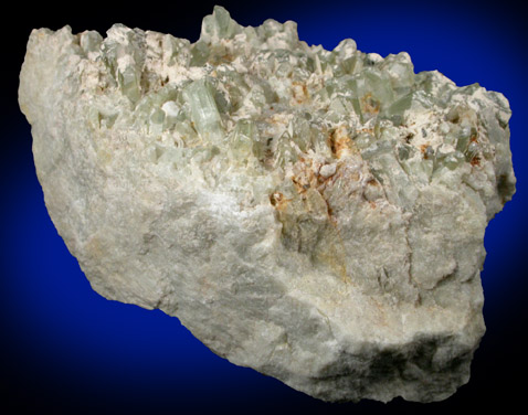 Diopside on Tremolite from De Kalb, St. Lawrence County, New York