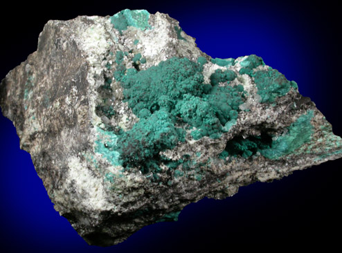 Rosasite, Smithsonite, Hemimorphite from 79 Mine, Banner District, near Hayden, Gila County, Arizona