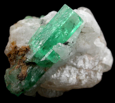 Beryl var. Emerald from Chivor Mine, Guavi-Guateque District, Boyac Department, Colombia