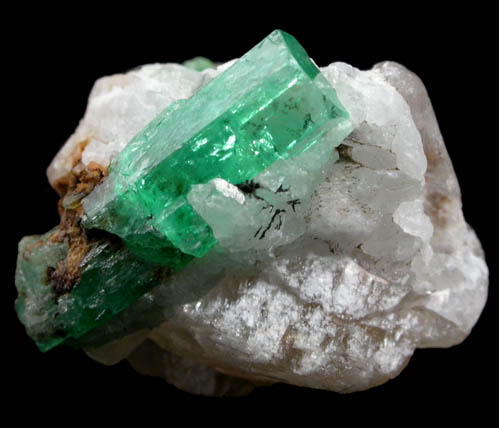 Beryl var. Emerald from Chivor Mine, Guavi-Guateque District, Boyac Department, Colombia