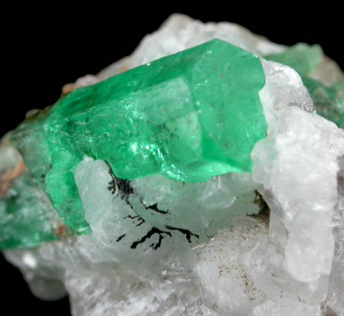 Beryl var. Emerald from Chivor Mine, Guavi-Guateque District, Boyac Department, Colombia