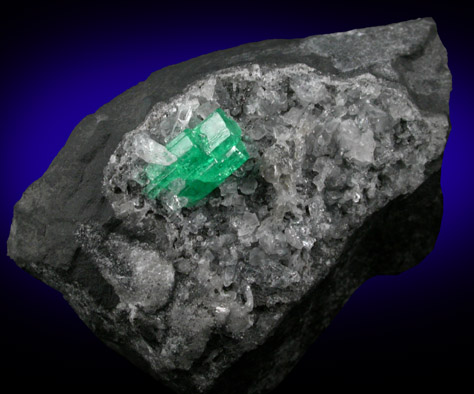 Beryl var. Emerald from Coscuez Mine, Vasquez-Yacop District, Boyac Department, Colombia