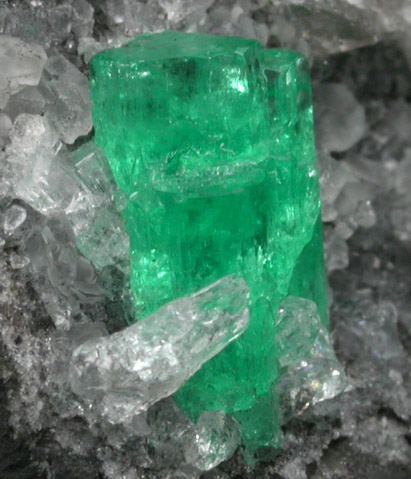 Beryl var. Emerald from Coscuez Mine, Vasquez-Yacop District, Boyac Department, Colombia