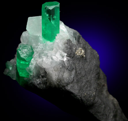 Beryl var. Emerald from Coscuez Mine, Vasquez-Yacop District, Boyac Department, Colombia