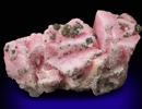 Rhodochrosite with Quartz and Pyrite from Butte Mining District, Summit Valley, Silver Bow County, Montana