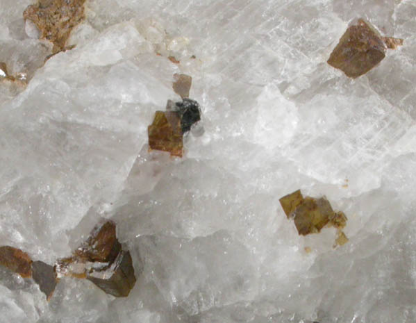 Cryolite with Siderite and Sphalerite from Ivigtut, Arsuk Firth (Arsukfjord), Kitaa Province, Greenland (Type Locality for Cryolite)