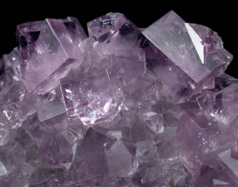 Fluorite (interpenetrant twinned crystals) from Blackdene Mine, Ireshopeburn, Weardale, County Durham, England