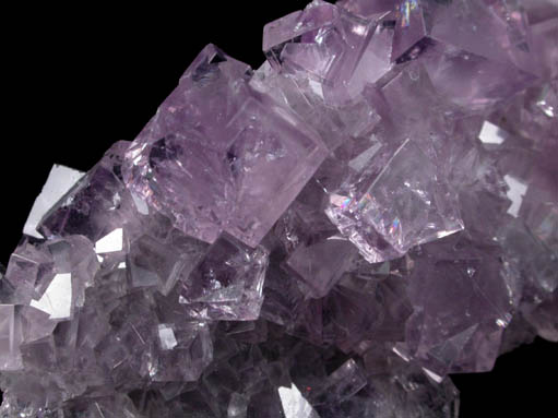 Fluorite (interpenetrant twinned crystals) from Blackdene Mine, Ireshopeburn, Weardale, County Durham, England