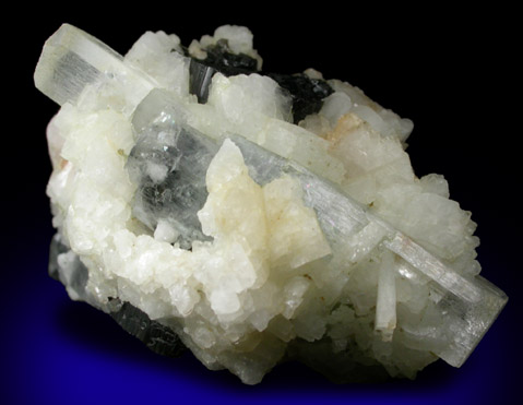 Beryl, Schorl Tourmaline, Fluorapatite, Albite from Shigar Valley, Skardu District, Baltistan, Gilgit-Baltistan, Pakistan