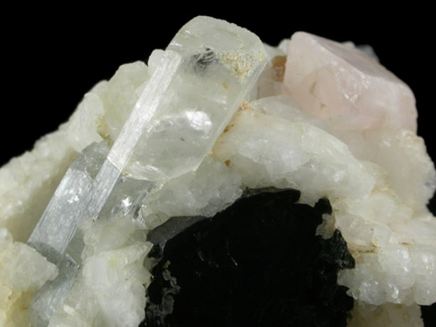 Beryl, Schorl Tourmaline, Fluorapatite, Albite from Shigar Valley, Skardu District, Baltistan, Gilgit-Baltistan, Pakistan