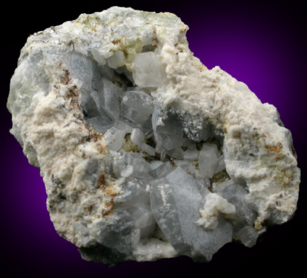 Fluorapatite from Emmons Quarry, southeastern slope of Uncle Tom Mountain,  Greenwood, Oxford County, Maine