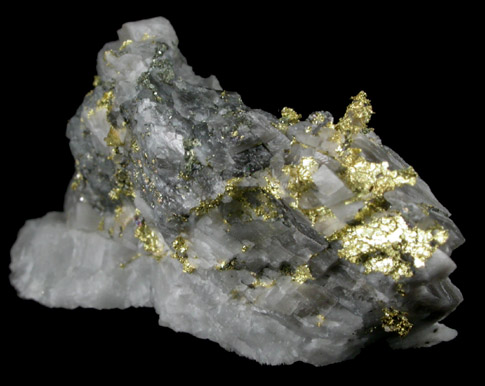 Gold in Quartz from Glory Hole Mine, Angel's Camp, Calaveras County, California