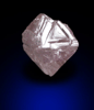 Diamond (0.40 carat pink octahedral crystal) from Argyle Mine, Kimberley, Western Australia, Australia